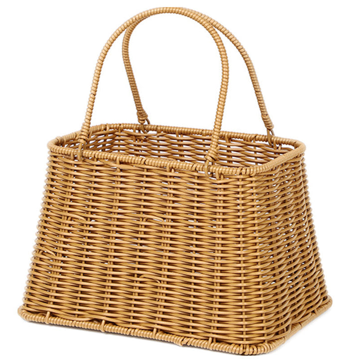 Handcrafted Wicker Storage Basket