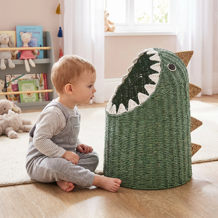Animal-shaped toy basket