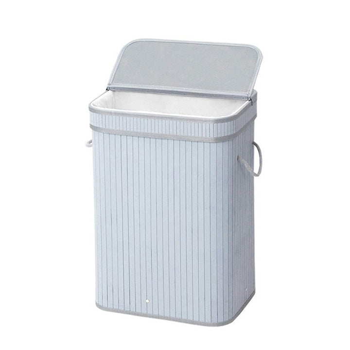 Elegant Laundry Basket Made of Natural Bamboo