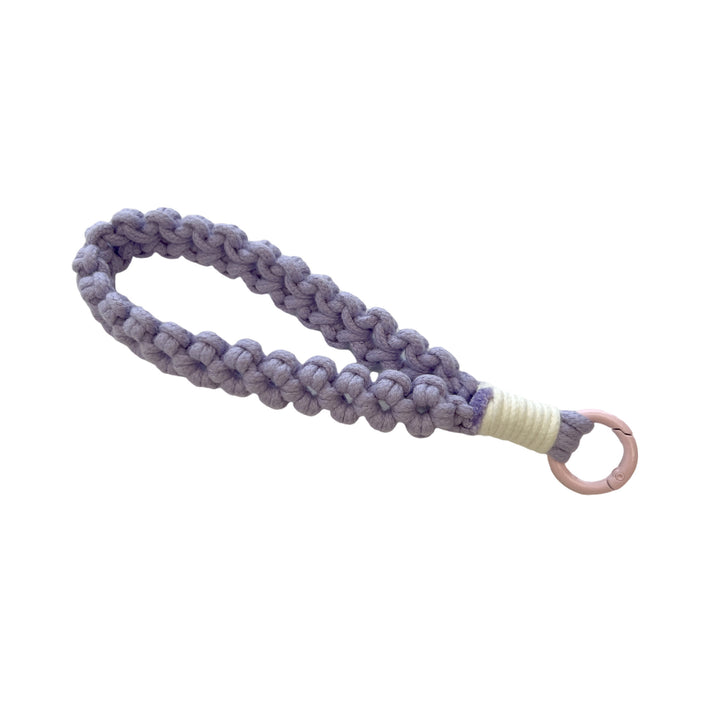 Braided Macrame Keychain Holder