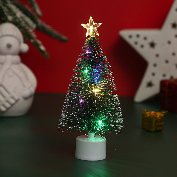 Decorative Christmas tree with lights