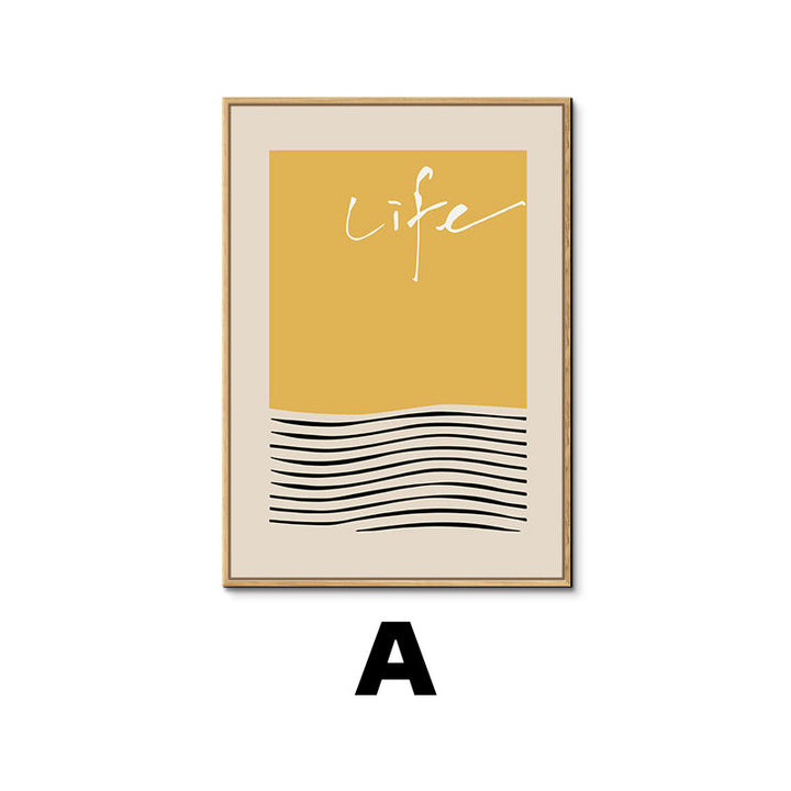 Abstract Line Art Framed Print