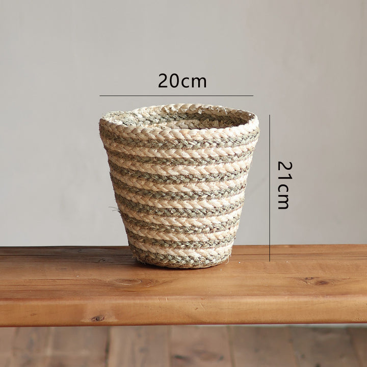 Handwoven storage basket