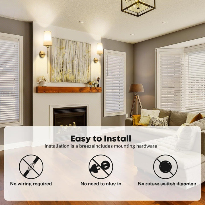 Stylish remote-controlled wall light