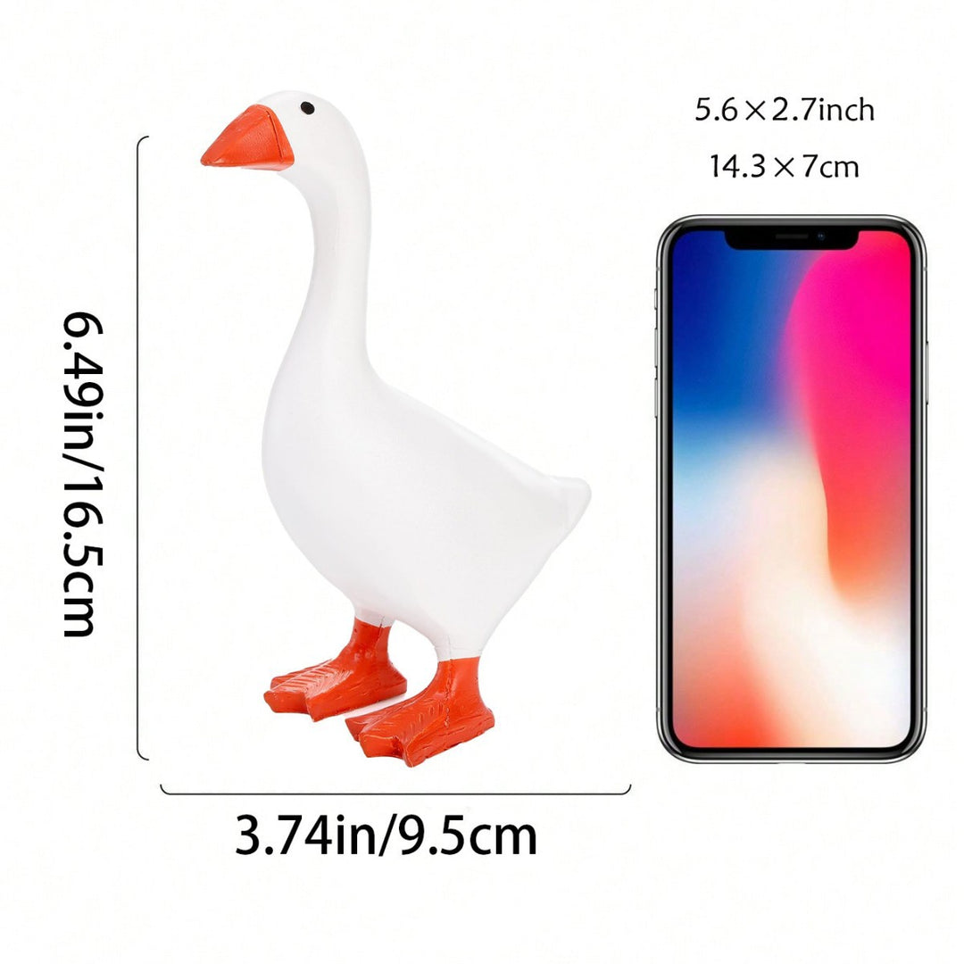 Playful Goose Figurine