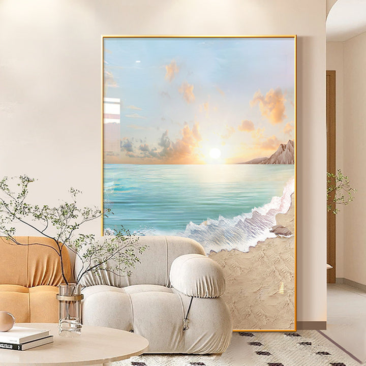 Coastal Sunset Beach Wall Art