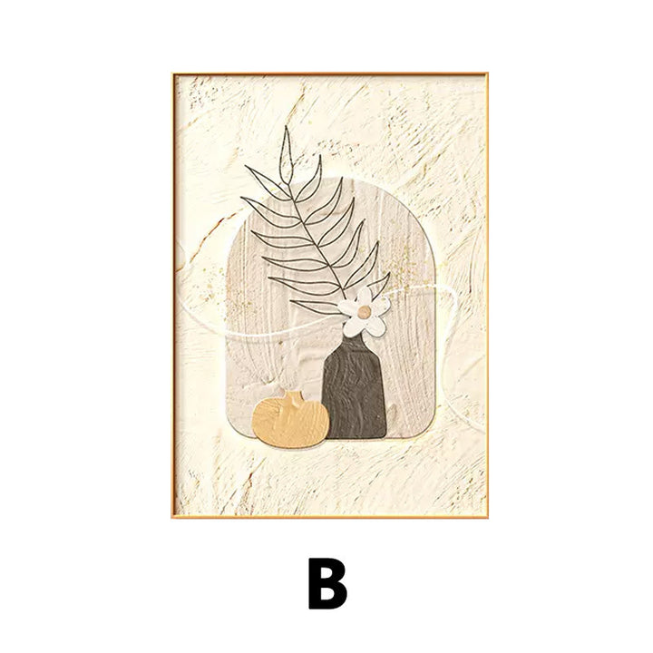 Framed Abstract Floral Art Print