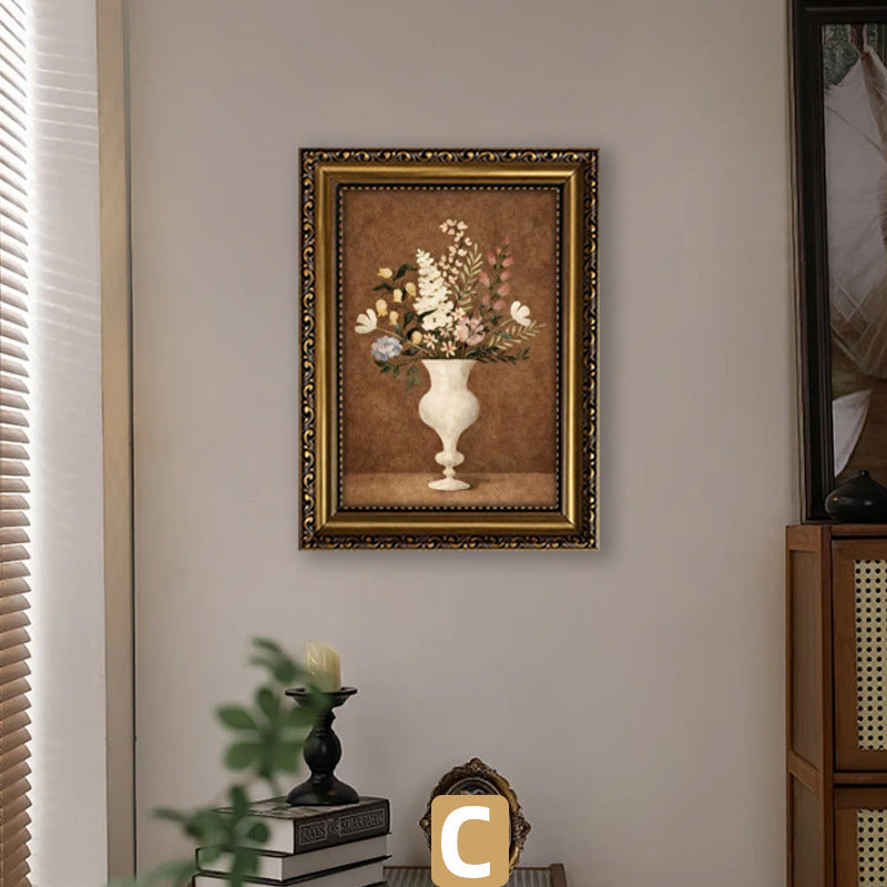 Elegant Framed Floral Art Print
