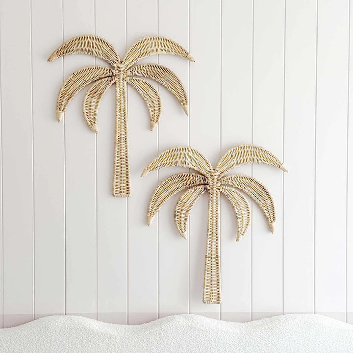 Wall decoration in palm design