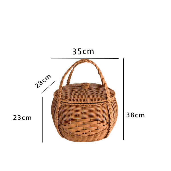 Handcrafted Woven Storage Basket