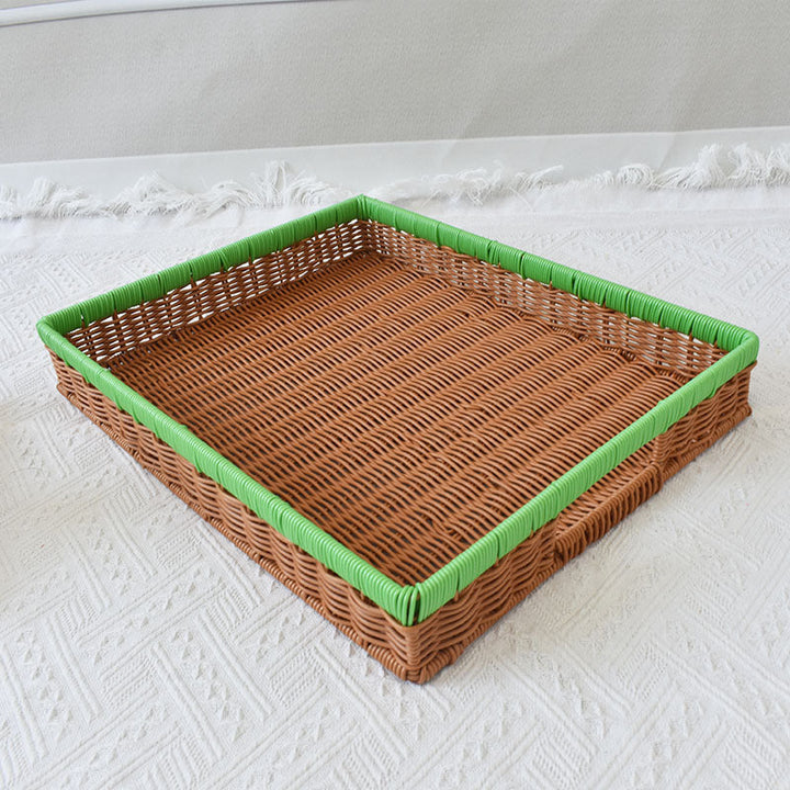 Multi-Functional Woven Serving Tray