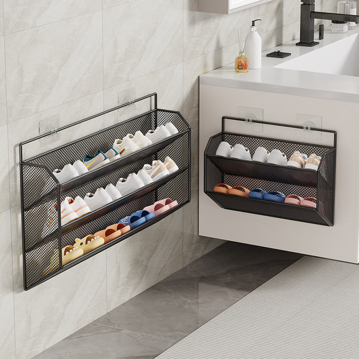 Over-Door Mesh Shoe Rack