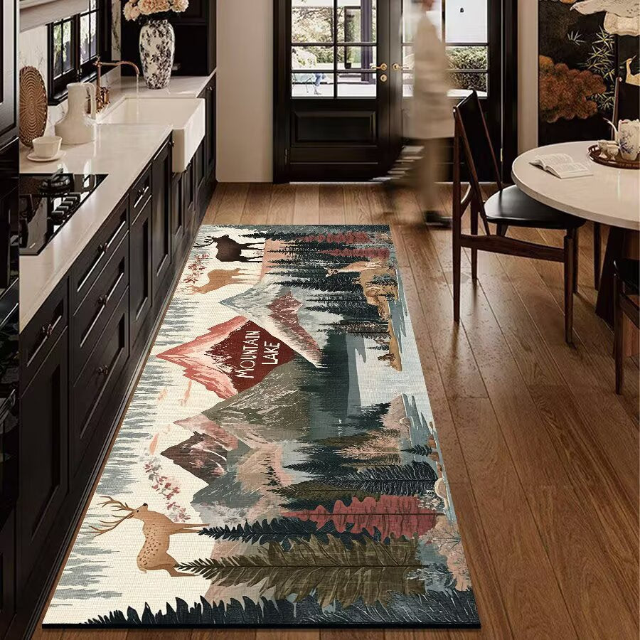 Rustic Outdoor Adventure Area Mat