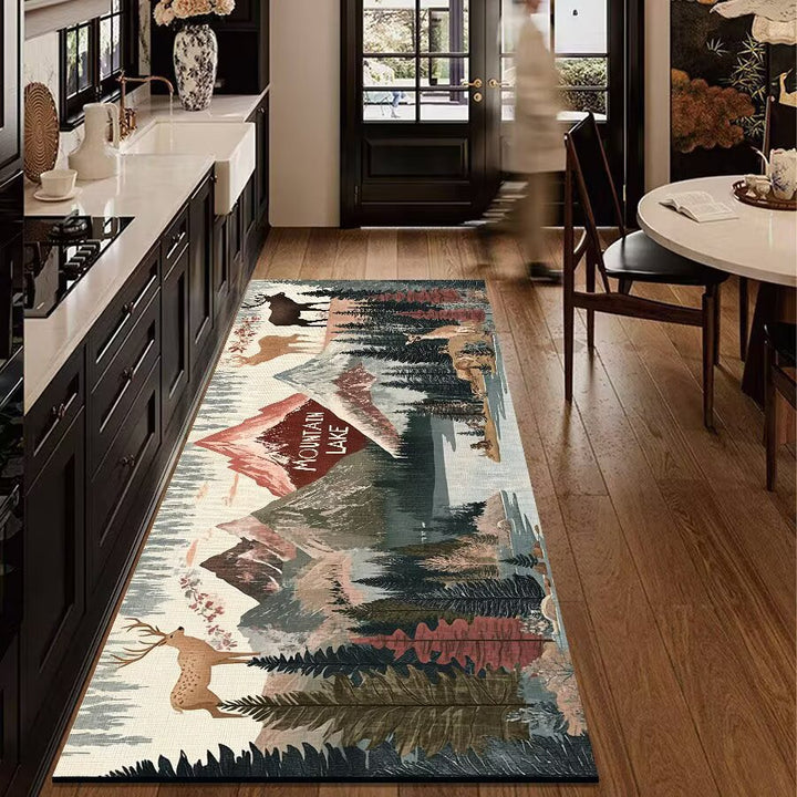 Rustic Outdoor Adventure Area Mat