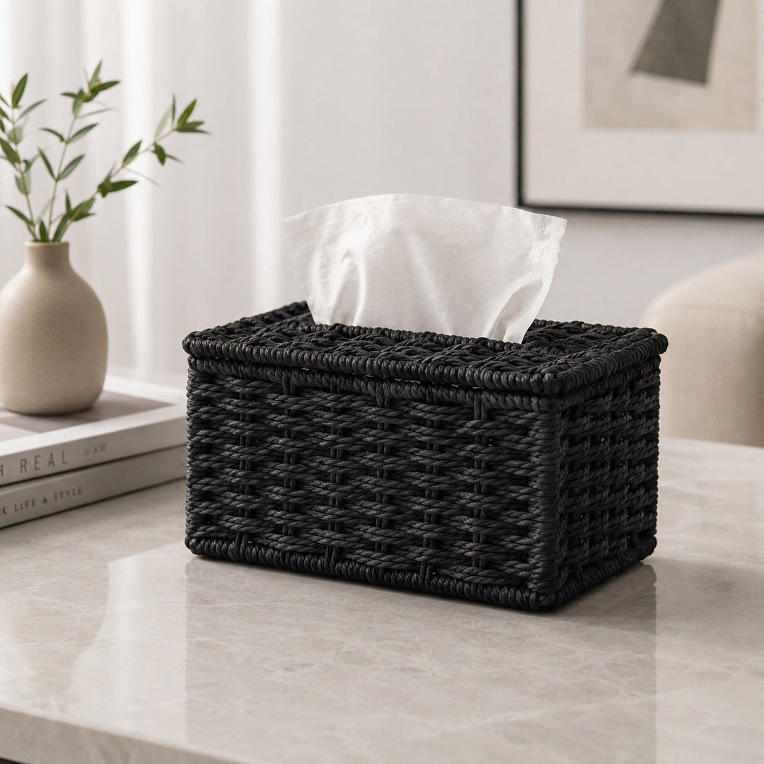 Woven Tissue Box Cover