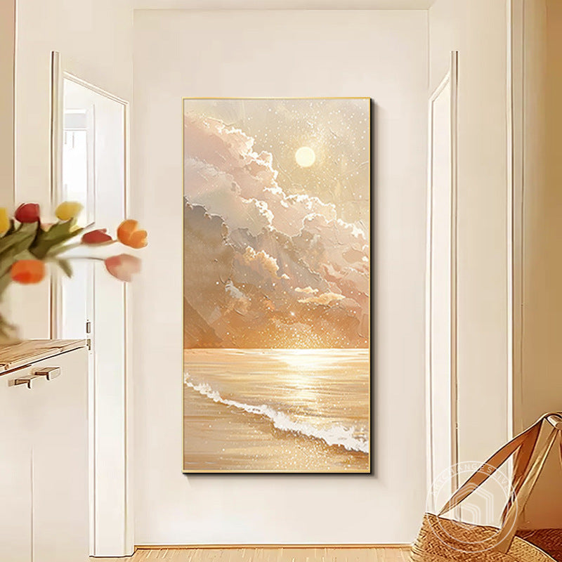 Elegant Coastal Sunset Wall Art