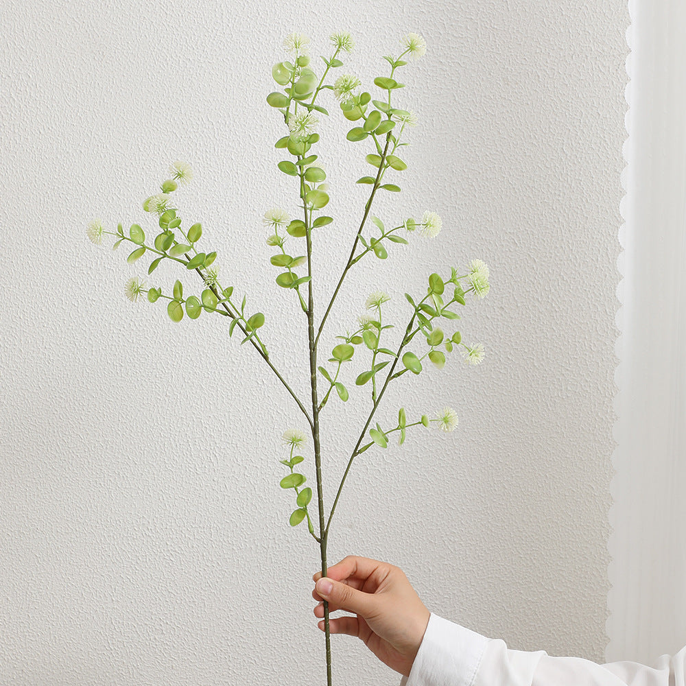 Decorative artificial branch with filigree, curved twigs