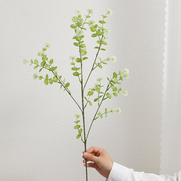 Decorative artificial branch with filigree, curved twigs