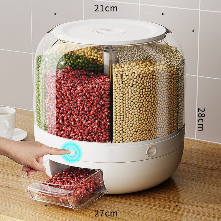 Smart Multi-Compartment Grain Storage Container