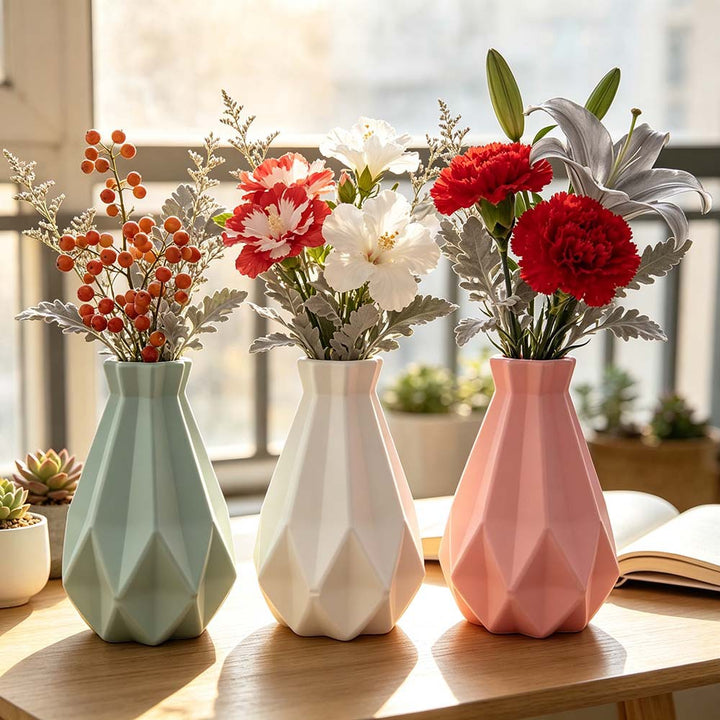 Elegant Geometric Shaped Vase
