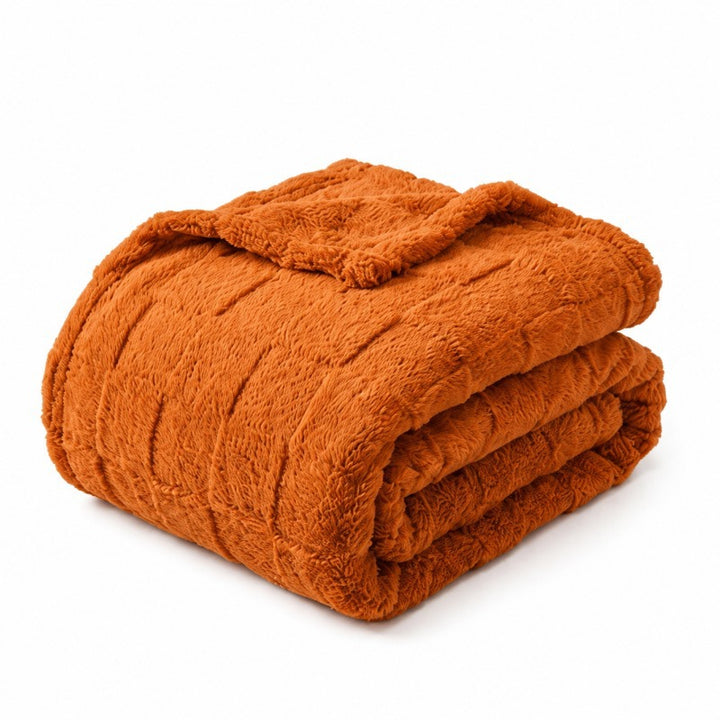 Luxurious Textured Throw Blanket