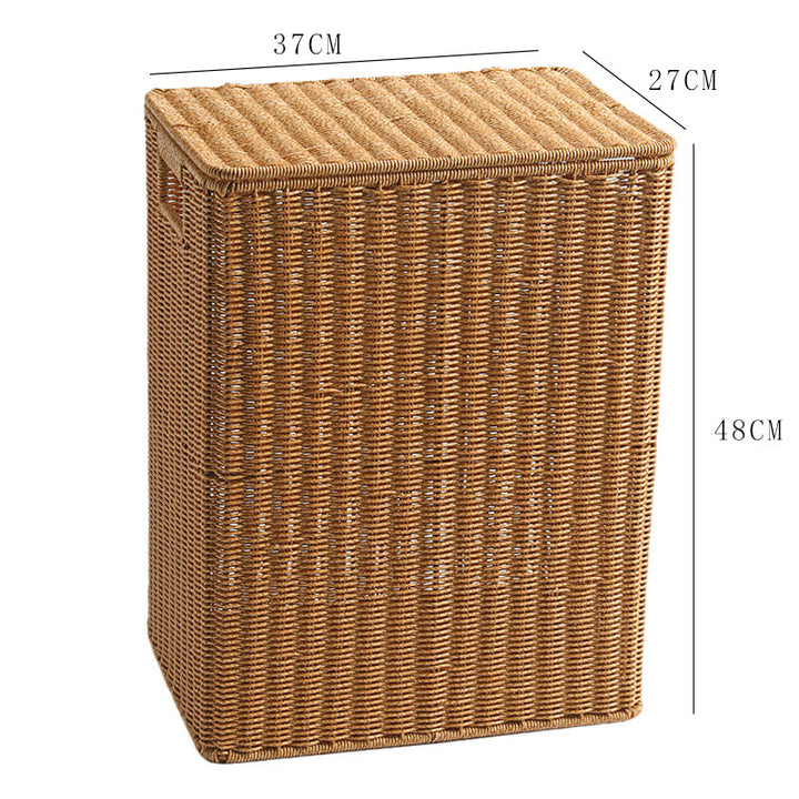 Decorative Woven Laundry Basket