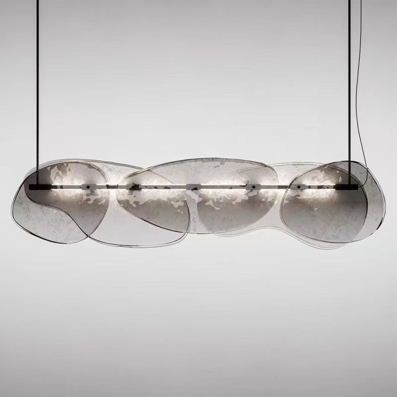 Modern sculptural pendant light
