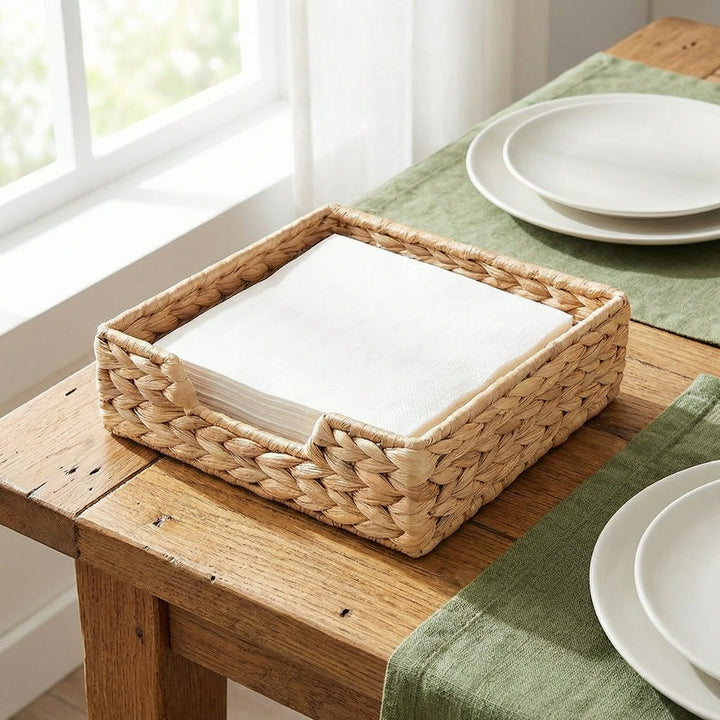 Rustic design storage basket