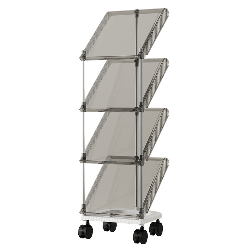Shoe rack with transparent design