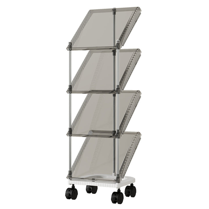 Shoe rack with transparent design