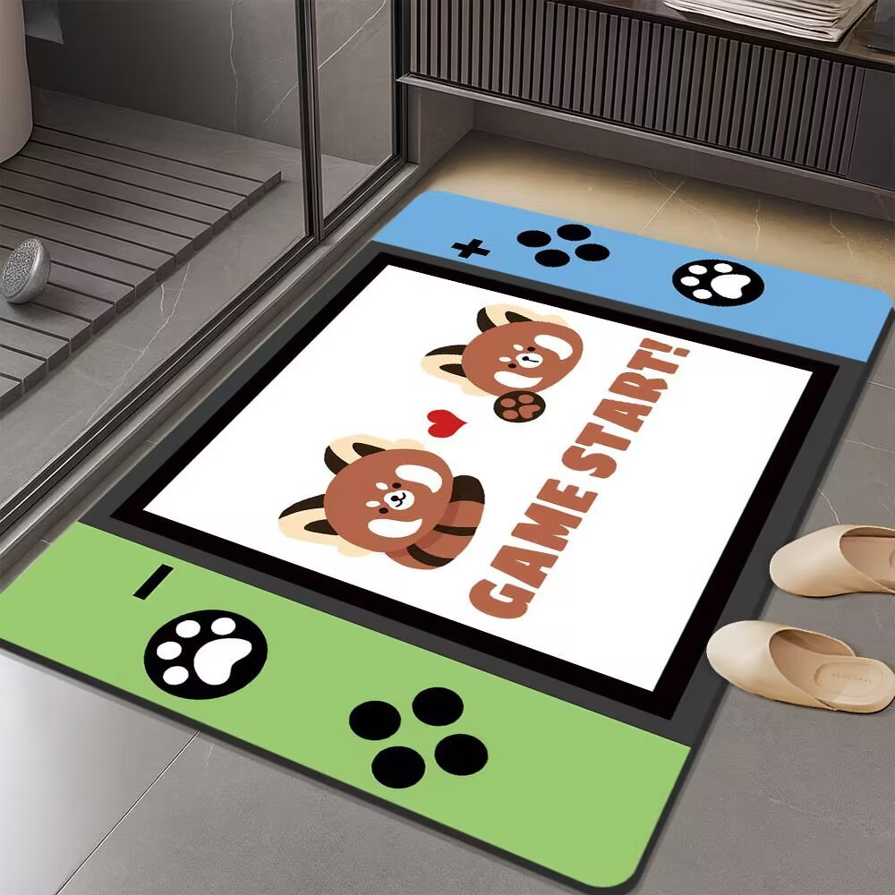 Gaming-Themed Bath Mat