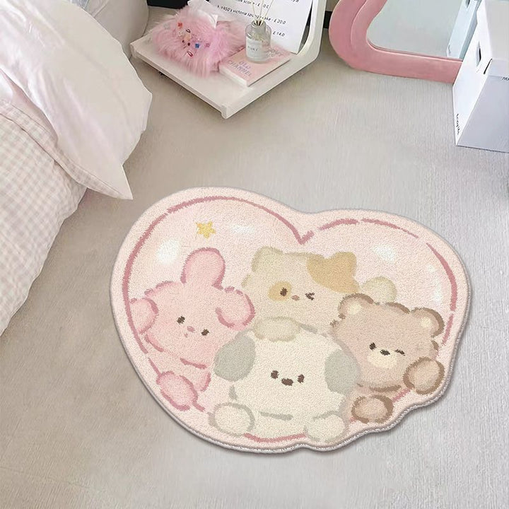 Adorable Cartoon Bear Area Rug