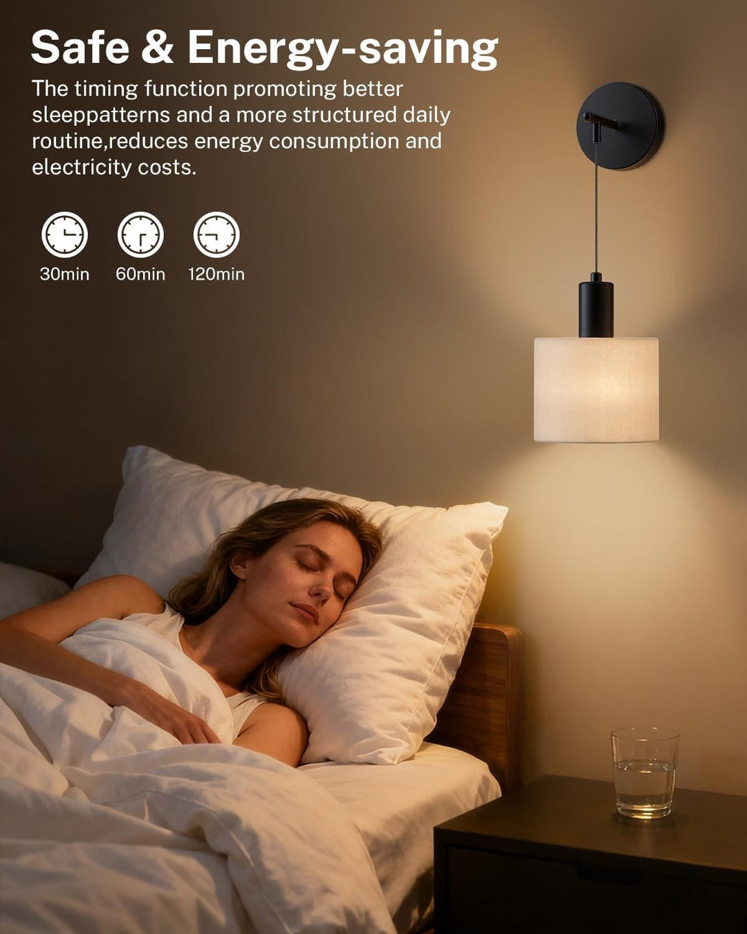 Modern adjustable wall light