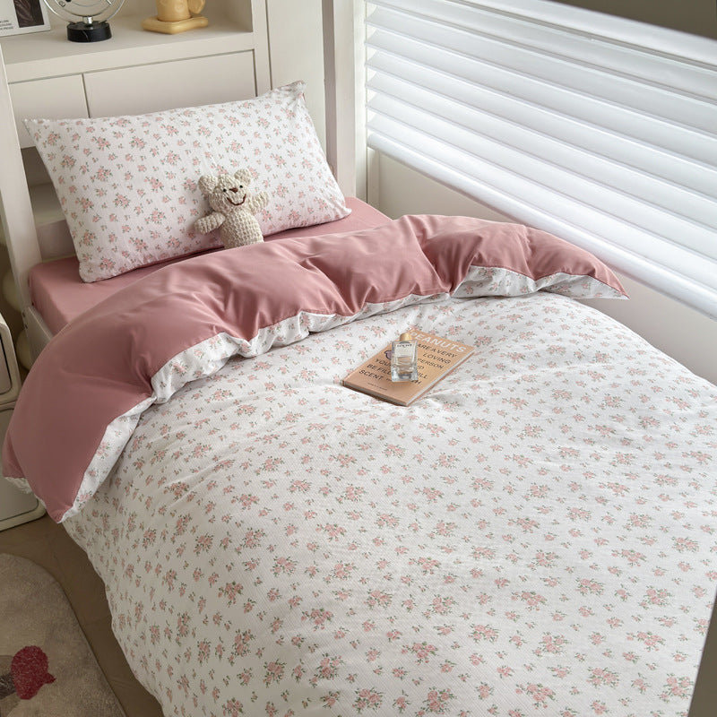 Polka Dot Patterned Duvet Cover Set