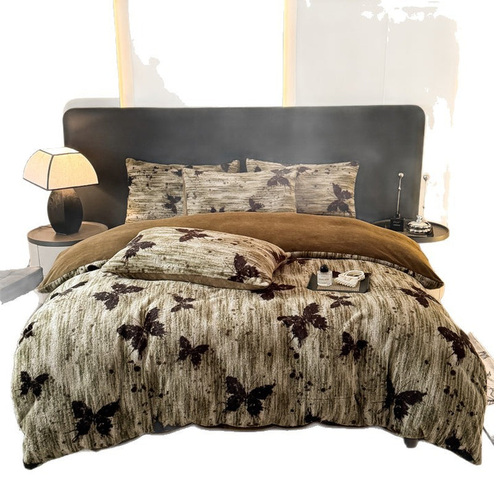 Luxurious Faux Fur Duvet Cover Set