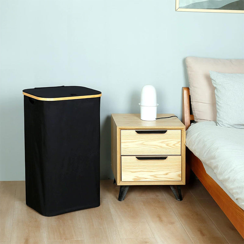 High-quality laundry basket with removable and washable inner bag