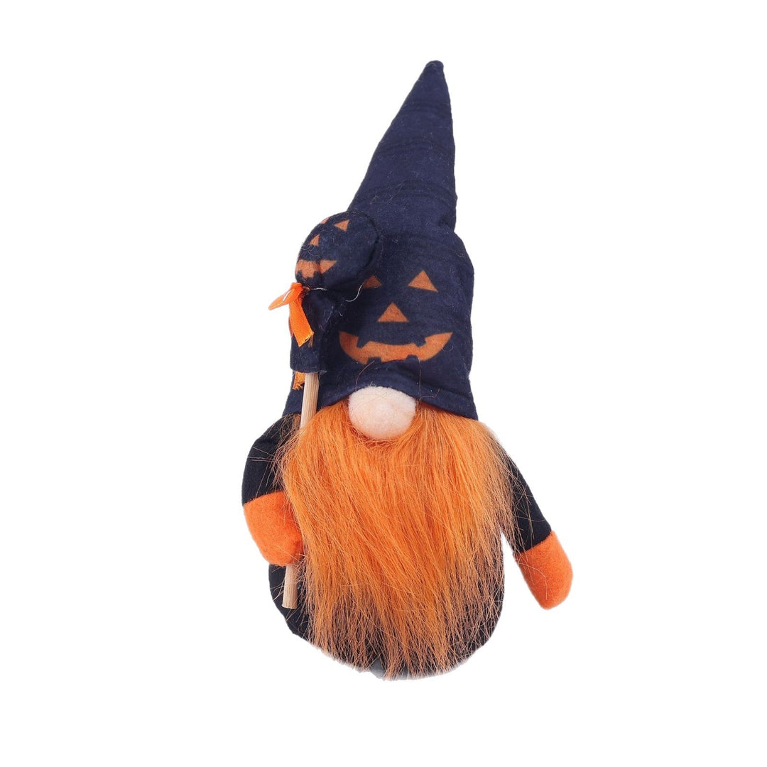 Halloween decoration figure with witch hat