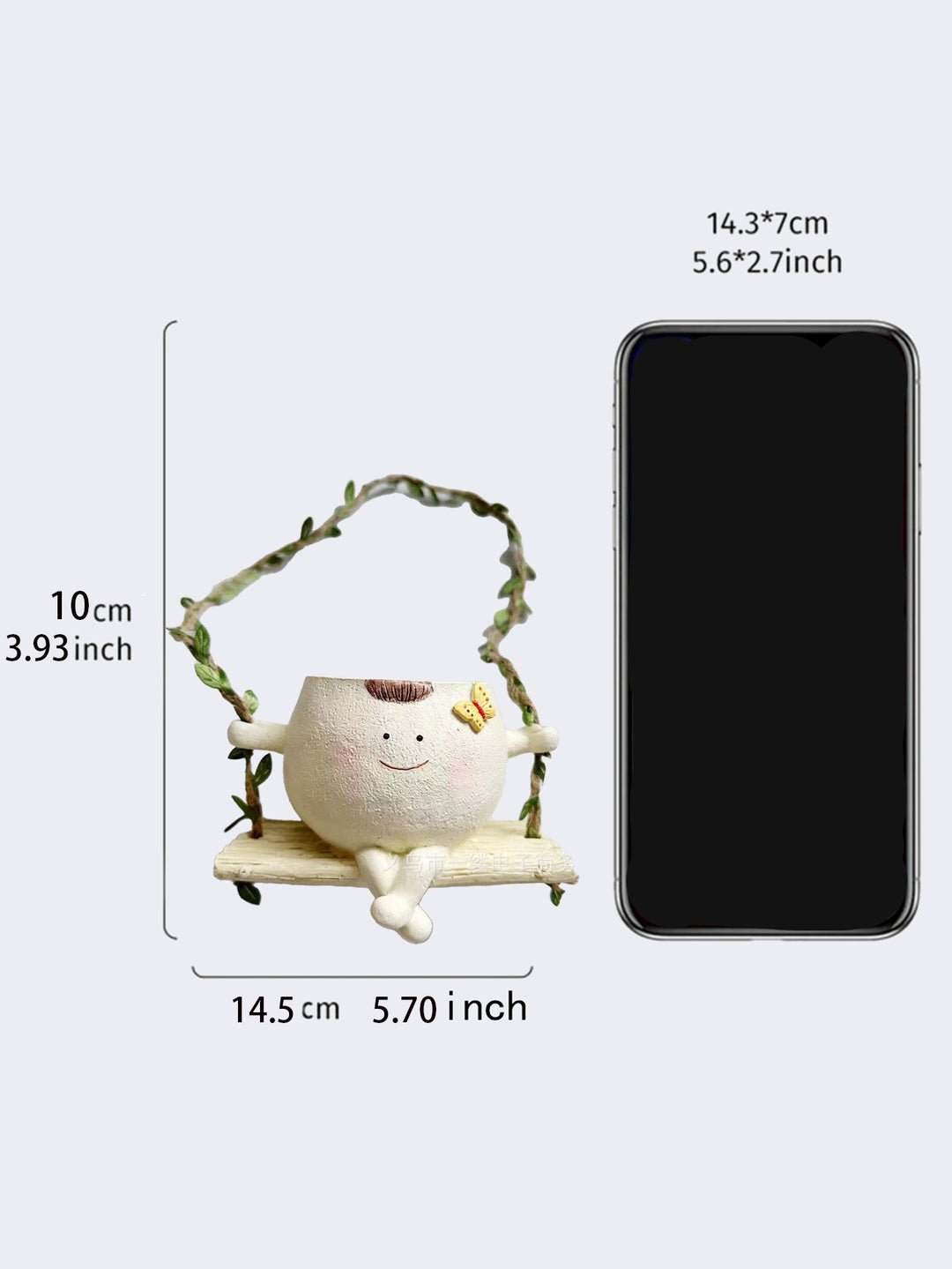 Playful Swinging Planter Holder