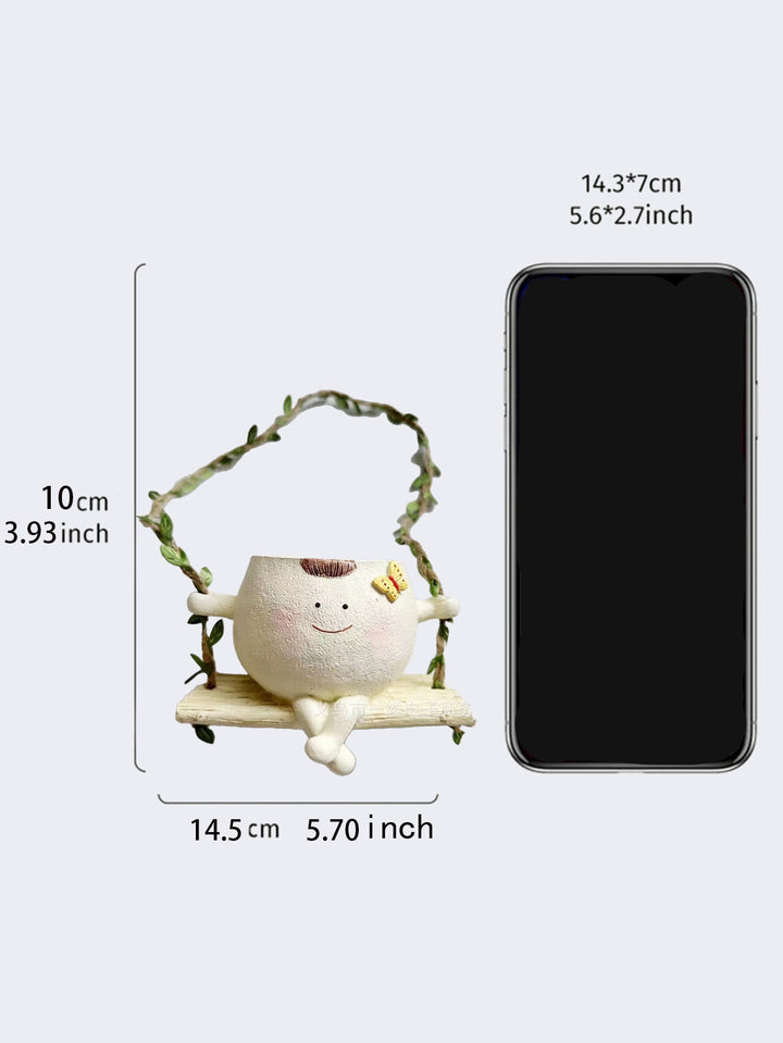 Playful Swinging Planter Holder