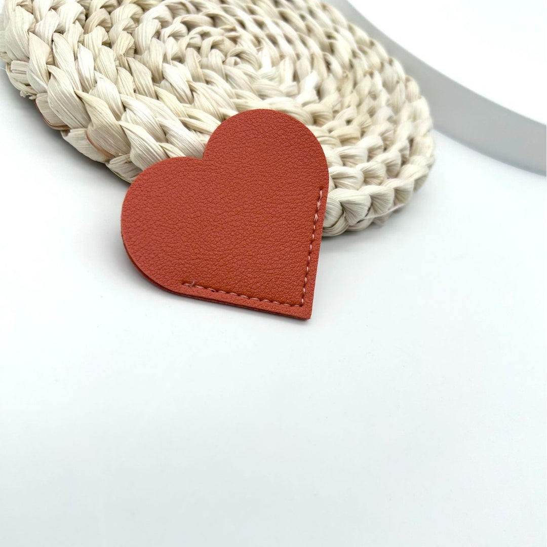 Heart-Shaped Leather Accessory