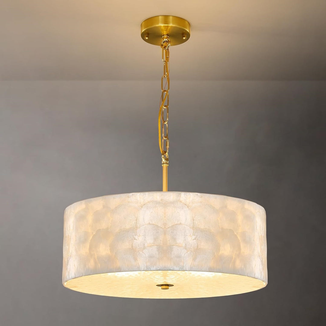 Elegant Drum Pendant Light