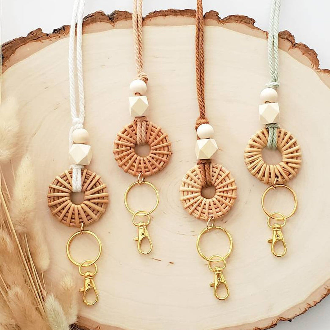 Macrame Keychain Holder