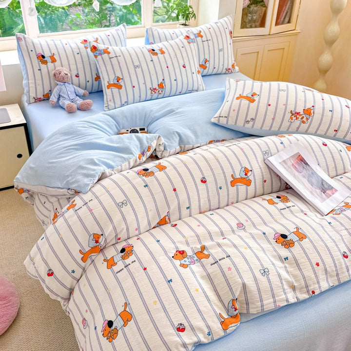 Playful Cartoon-Themed Comforter Set