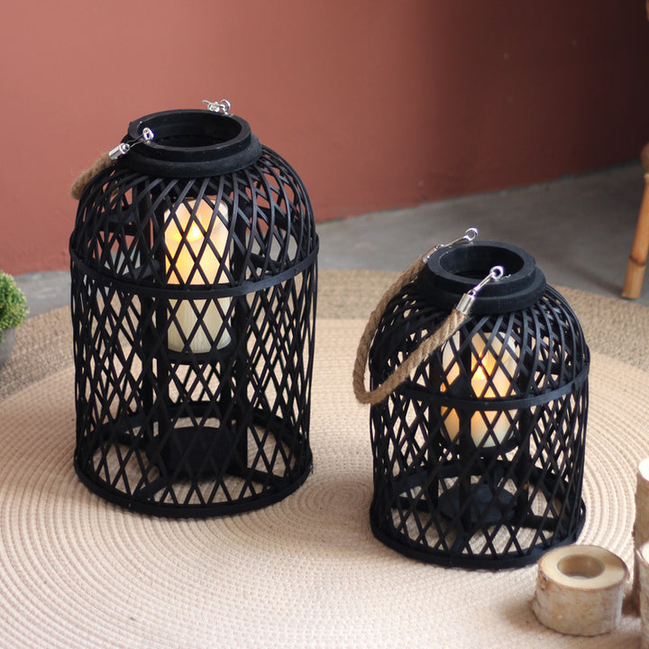 Handcrafted Rattan Lamp