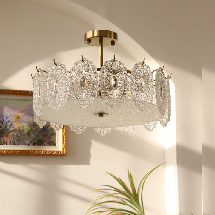 Elegant, vintage-inspired chandelier