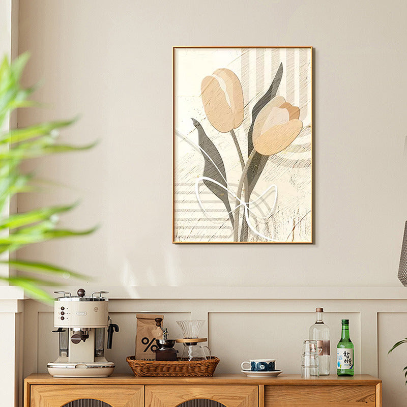 Framed Abstract Floral Art Print