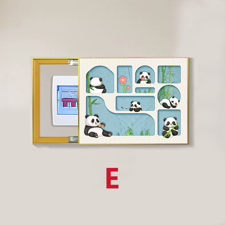 Decorative Panda-Themed Picture Frame