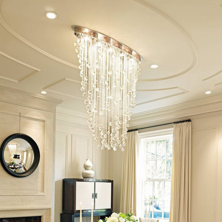Crystal Rainfall Chandelier