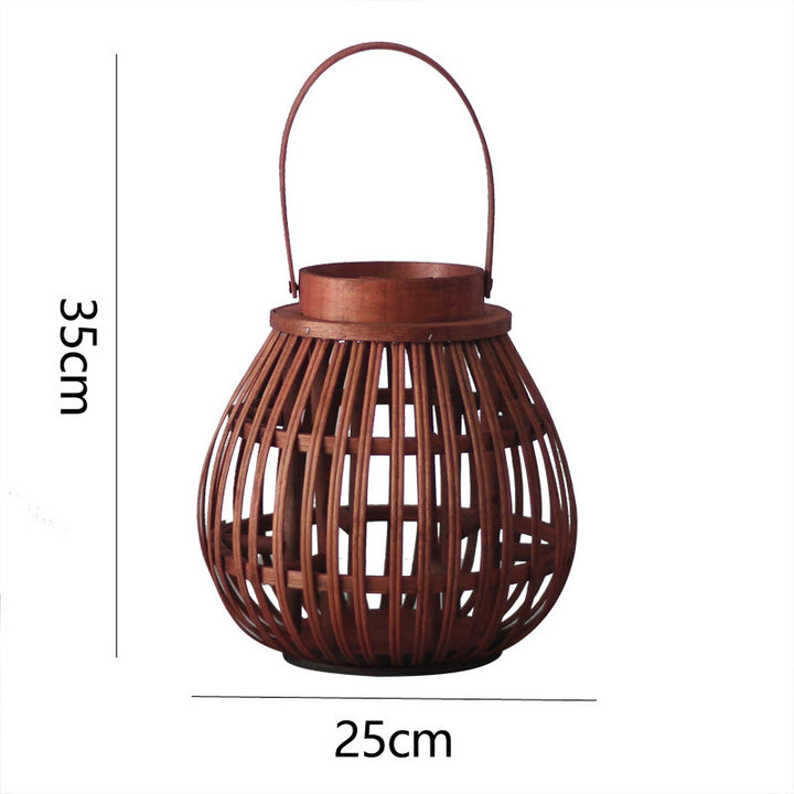 Natural Rattan Lantern