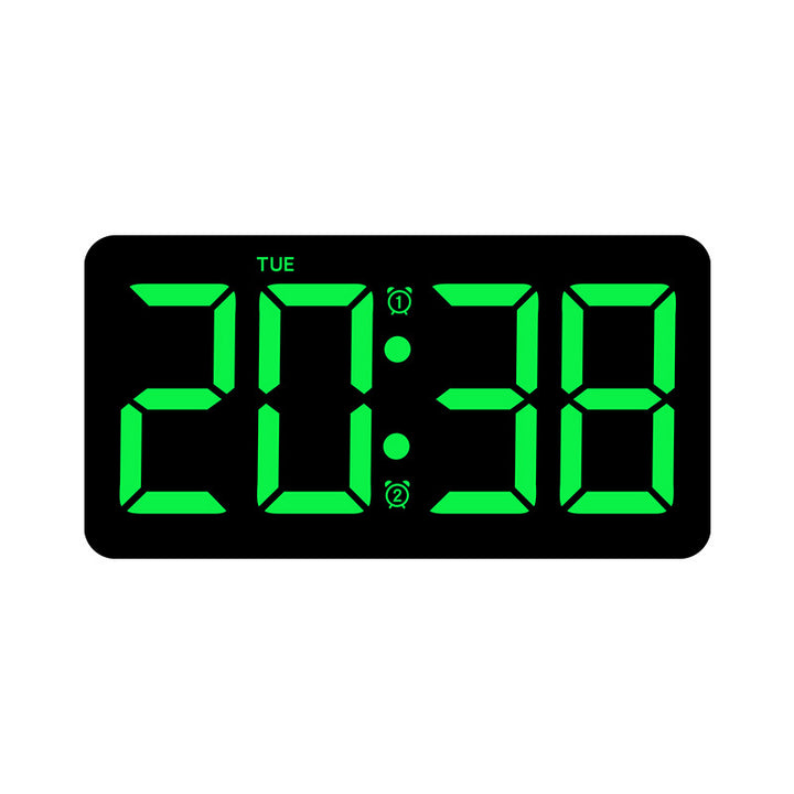 Digital LED Alarm Clock with Large Display